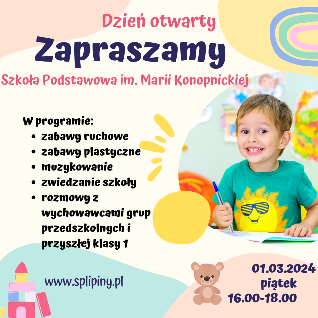 Plakat Dzień otwarty